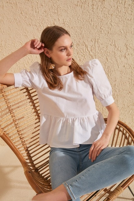 Trendyol Ruffle Detail Bluz