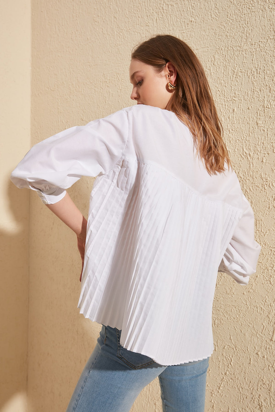 Trendyol Ruffle Detail Shirt TWOSS20GO0275